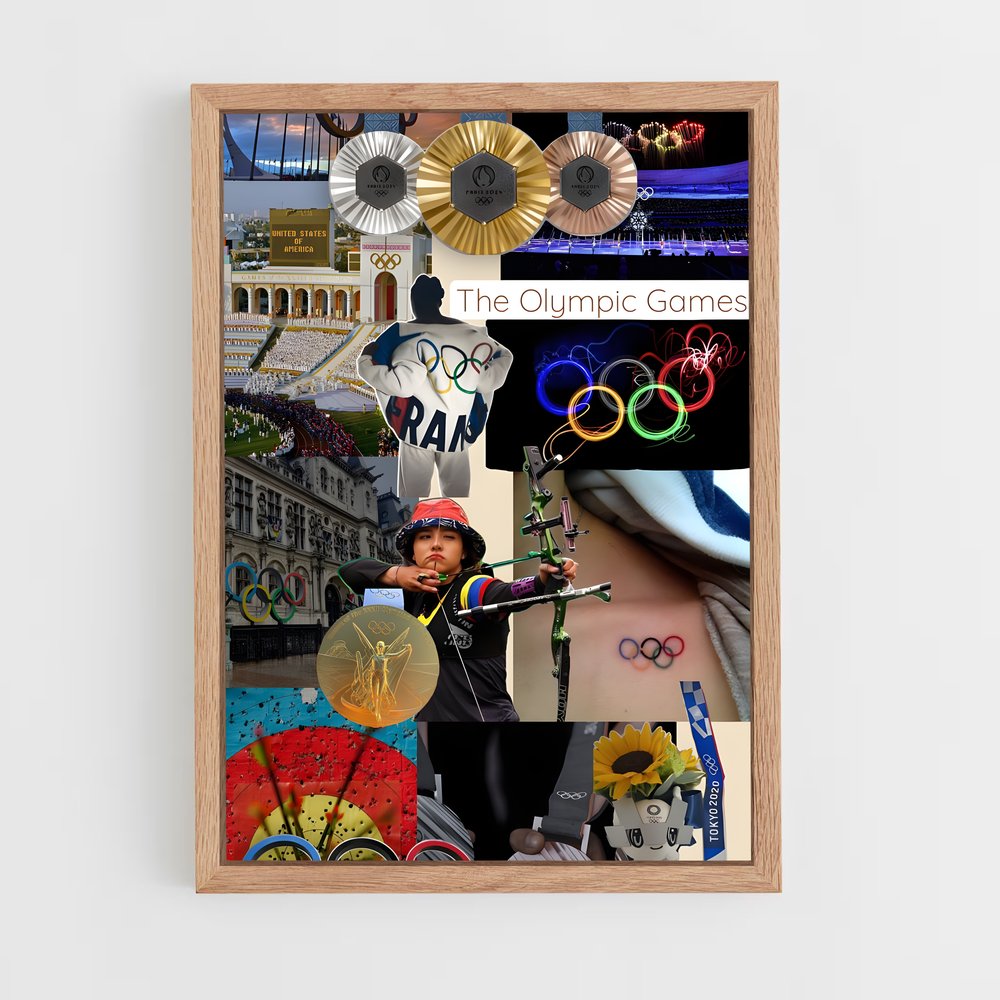 Poster Arc Olympique – affiche Tir à l’arc (vue 4)